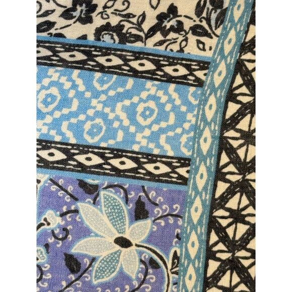 Johnny Was Casablanca Wide Leg Linen Patchwork Floral Pull-On Lounge Pants S - Picture 7 of 9